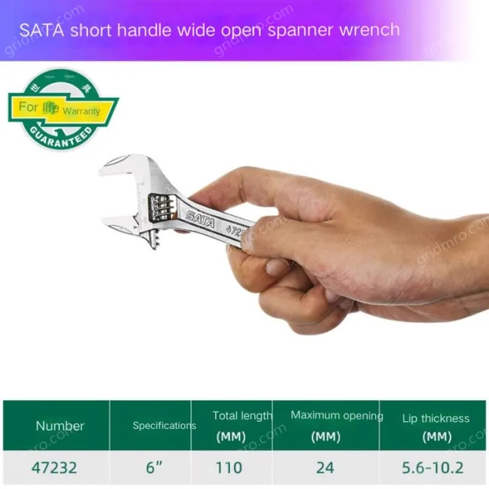 Short shank 6 inches, opening 24mm-47232