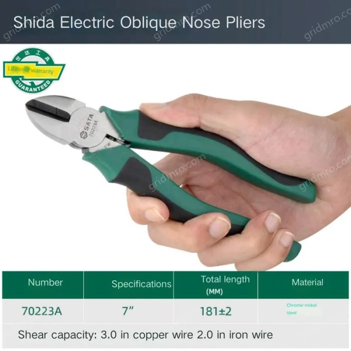 7" diagonal pliers stripper 70223A