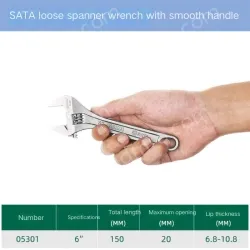 Smooth shank 6 inches, opening 20mm-05301