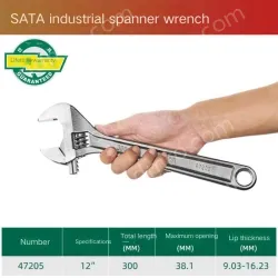 Industrial grade 12 inches with an opening volume of 38.1mm-47205