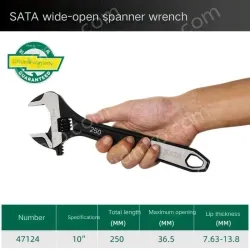 Large opening 10 inches, opening volume 36.5mm-47124