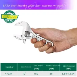 Short shank: 10 inches, opening capacity: 35mm-47234