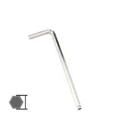 5 nickel-plated extended ball heads 2.5mm